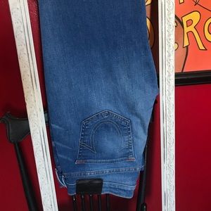 Mid rise straight jeans by true religion